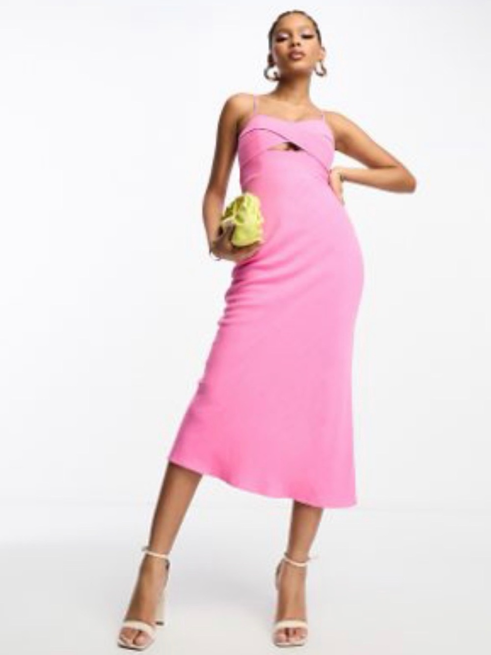 Linen midi dress